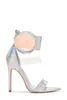 Heels Sandals Spring High Thin Women Gladiator Sexy Patchwork Pointed Toe Elegant Pocket Dress Shoes 44 80464