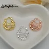 Hoop Huggie Lateefah Custom Your Name 18mm Small Twist Hoops Personalized Name Earrings For Women Kids Earrings As a Christmas Present 231023