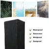 Dust Cover Patio Heater Heavy Duty Waterproof Square Glass Tube Outdoor Dustproof with Zipper for Garden 231023