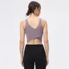 Luluwomen Yoga Women's Sports Bra Fitness Tube Top Gym Running Workout Crop Top Female Shockproof Breathable Back Cross C2988