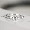 Fedi nuziali Trumium Real 0,5 Ct D Anelli di fidanzamento con diamanti colorati per le donne S925 Fedi nuziali in argento sterling Gioielleria raffinata 231023