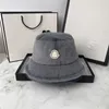 Mężczyźni projektanci wiadra czapki moda luksusowy szary rybak kapelusz kobiety swobodne ciepłe czapki kaszmiru unisex modne vintage puszyste sunhats