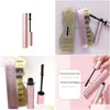 Mascara mieux que les grands yeux nourrir imperméable à l'eau résistant à la transpiration touffu long volume tube en aluminium rose racines clairement lisse maquillage goutte Del Dh3Vj