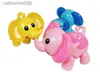 Andra leksaker Electronic Elephant Toys Flashing Music Cute Interactive Gift for Children Barnl231024