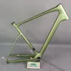 Toray Fibra di carbonio T1000 Vernice verde metallizzato YS3240 Telaio per bici da ghiaia con cavo completamente nascosto GR044 BB386 Movimento centrale