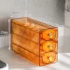 Кухонное хранилище, 3-слойный ящик для холодильника, полка для яиц, универсальный компактный лоток для яиц, чехол для холодильника, прилавка