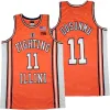 NCAA College Illinois Fighting Illini Basketball 11 Ayo Dosunmu Jersey 21 Kofi Cockburn University Todo el equipo cosido Color Naranja Blanco Para