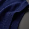 Erkek Sweaters Sonbahar/Kış Kaşmir Soğuk Dirençli Giyim V Yez Katı Yu Kültürü Yumuşak Bluz