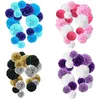 Other Event Party Supplies 18PCS 8-10-12inch Tissue Paper Pom Poms for Christmas Halloween Home Decoration Wedding Birthday Party Wall Hanging Flower Balls 231023
