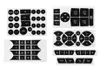 Interni auto Pulsante di Riparazione Della Decalcomania Trim Accessori per Mercedes Benz GLK350 Classe C CLS C218 SLK W172 W204 W212 W218 W207