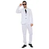 cosplay Eraspooky Retro Movie anni '20 Gangster Giacca da uomo a righe bianche Cosplay Costume di Halloween per abiti da festa per adulticosplay