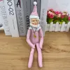 Snoop on A Stoop Christmas Elf Doll Spy on A Bent Christmas Elf Doll Woondecoratie Hars Ornament Nieuwjaar Kerstcadeau Speelgoed