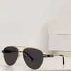 نظارة شمسية جديدة تصميم الأزياء 69ZS إطار معدني بسيط نمط شعبي خفيف الوزن وسهل ارتداء نظارات حماية UV400 في الهواء الطلق