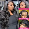 Synthetic Wigs Wear And Go Glueless Human Hair Wigs Preplucked Brazilian Body Wave 13x6 HD Lace Frontal Human Hair Wigs For Women Ready To WearL231024