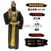 Theme Costume Halloween Zombie Apparel Adult Horror Costume COS Qing Dynasty Zhenzi Apparel Male and Female Ghost Black and White impermanent Clothing J231024
