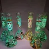 Rury dymowe Hookah Bong Glass Rig Oil Water Bongs Growid Printed Glass Smoking Hoahs 9,8 cala