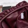 Wanderer designer bolsa 10a grau macio vinho raro couro vermelho tecelagem nuvem saco grande bolsa marca de luxo elegante carteira qualidade superior 2688