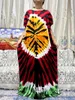 女性のためのイスラム教徒の綿のアバヤ2023印刷された半袖ルーズフェムローブアフリカンドバイナイジェリアのドレスと大きなシュワル