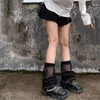 Meias femininas harajuku japonês lolitas bota verão fino tornozelo montes baggy solto capa tubo médio