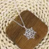 Pendant Necklaces Fashion Christmas Crystal Zircon Snowflake For Women Sweet Sweater Necklace Women's Jewelry Gifts