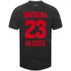 23/24 Club Soccer Alejandro Grimaldo Maglie 04 Bayer Leverkusen Florian Wirtz Jeremie Frimpong Jonas Hofmann Victor Boniface Lukas Hradecky Maglia da calcio Kit