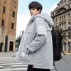 Four Bar Jacket Mens Winter Thickened 90 White Duck Down Hooded Couples Casual Sports Outdoor Warm Coat