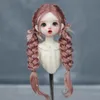 Куклы 16BJD с челкой в виде хвоста, вьющиеся мягкие косички из мохера подходят для 30 см DD SD куклы, аксессуары для игрушек, волосы 67 дюймов 231024