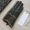 Guanti classici in pelle a catena nera per caldi guanti da ciclismo per motociclisti all'aperto per regalo di compleanno di Natale