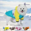 Vestuário para cães Extreme Warmer Dog Winter JacketDog Hoodie à prova de vento à prova d'água Casaco para cães Quente Jaqueta para cães Tempo frio Roupas para animais de estimação 231023