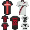 23-24クラブチーム04 Bayer Leverkusen 22 Boniface Soccer Jersey 7 Hofmann 20 Grimaldo 4 Tah 30 Frimpong 25 Palacios Wirtz Hlozek Kossounou Tapsobaフットボールキット