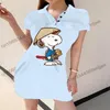 Vestidos casuais v-pescoço polo vestido mulheres t-shirts manga curta -shir t camisa y2k tops roupas femininas estilo coreano roupas kpop tshirt