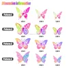 Wall Stickers 3D Butterfly 3 Styles Sizes Removable Metallic Sticker Room Mural Decals Decoration For Kids Bedroom Nursery Classroom P Amfo5