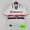 91 93 94 99 00 06 Sao Paulo RETRO Soccer Jerseys ELIVELTON ANILTON Accueil Blanc Maillot de Football Camisetas de futebol Manches Courtes