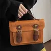 Torby na ramię vintage damska torba soul elegancka elegancka zielona vintage prosta All Square Messenger Bagstylishhandbagsstore