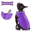 Vêtements de chien hiver chien léger doudoune double face chaud imperméable chiens de compagnie vêtements réfléchissants pour chiot Ropa Perro chiens manteaux Perro Pug 231024