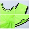 Andra idrottsartiklar Vuxna fotboll Pinnies Snabbt torrt DIY Vuxen Barnfotboll Soccer Training Sports Vest Breattable Team Training Bibbs 231024