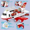 Other Toys Large Early Education Aircraft Toys Passenger Plane Aircraft Toy DIY Car Toy Aircraft Kids Airplane Toy for Children's Day GiftL231024