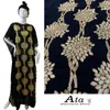 Roupas étnicas 2023 Chiffon Boubou Africano Femme Abaya Dubai Abuja Desgaste Tradicional Oração Kaftan Vestido Mulheres Outfit Bordado