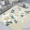 Tapis Vintage à Motif Floral, décoration d'intérieur, pour Salon, canapé, Table Basse, Lavable, antidérapant, pour Bain, Cuisine, Chambre à Coucher, Tapis de Sol