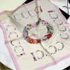2023 Designer Silk Scarf Woman Soft Fashion Letter Ggity pannband Kerchief Brand Small Scarf Variable GG Headscarf Tillbehör Aktivitet