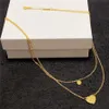 Luxe gouden ketting originele hardware merk origineel model mode banket partij sieraden accessoires