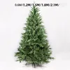 Kerstversiering PE-kerstboom 240cm Kunstmatige Grote Gerangschikte Encryptie Groene Kerstboom voor Kerstmis el Home Binnen Buiten Decor 231024