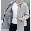 Jaquetas masculinas Cardigan com capuz camisola de malha inverno grosso velo quente casual malhas casaco sólido cardigan homens suéteres com capuz M-3XL231023