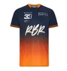 F1 Formule 1 race-T-shirt zomerteam ronde hals korte mouw dezelfde gewoonte