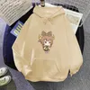 Kvinnors hoodies anime yaoyao genshin påverkar hoodie tecknad man kvinna unisex streetwear harajuku hooded tröjor korea modduk