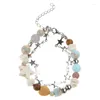 Link pulseiras vintage estrela de cristal frisado para mulheres doce estética charme pulseira harajuku moda jóias presente