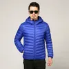 Men's Down Parkas AllSeason Ultra Lightweight Packable Jacket Water and WindResistant Breathable Coat Big Size Men Hoodies Jackets 231023