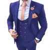 Trajes de hombre para boda Slim Fit traje de 3 piezas Tux chaleco pantalones Prom 2023 novio esmoquin chaqueta