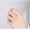 Cluster Rings Fanqieliu Gold Color Luxury S925 Stamp Pink Opal Zircon Ring For Woman Jewel Girl Gift Trendy FQL21009