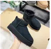 مصمم أحذية نسائية الثلج الشتاء الحذاء أستراليا UG Tasman Slippers Platform Ultra Mini Boots Fur Oganle